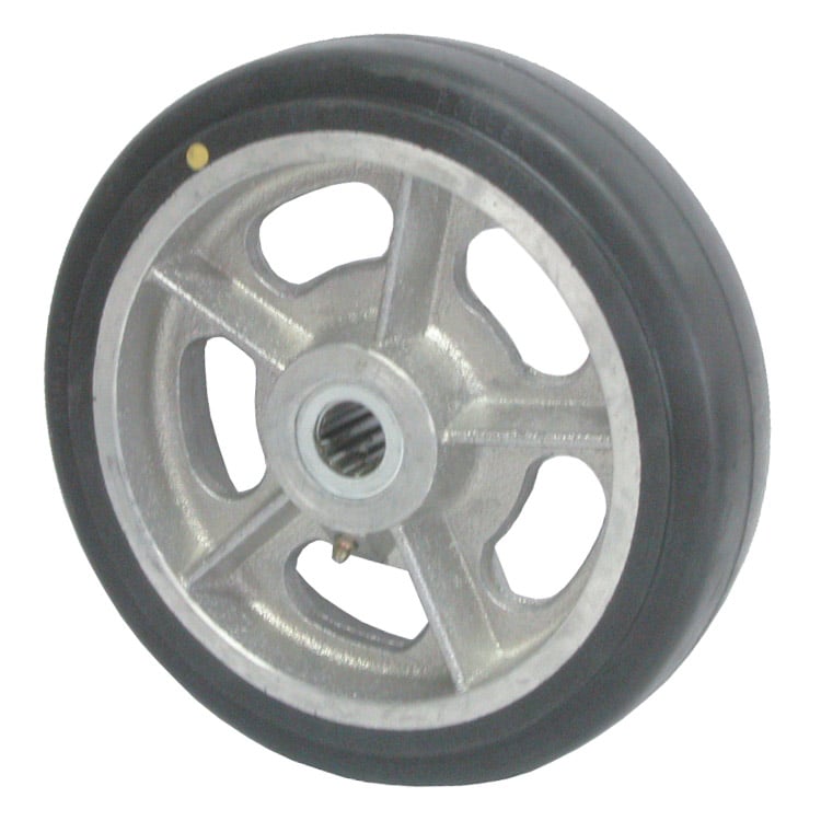 RHC Aluminum casting wheel with vulcanaized rubber band