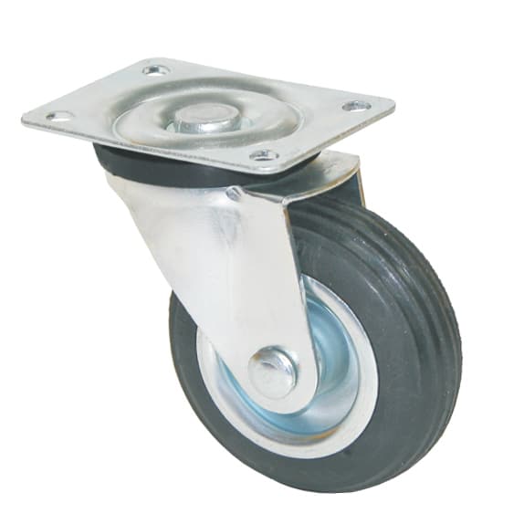 SERIES 21 TC Rubber wheel with stamped steel wheel