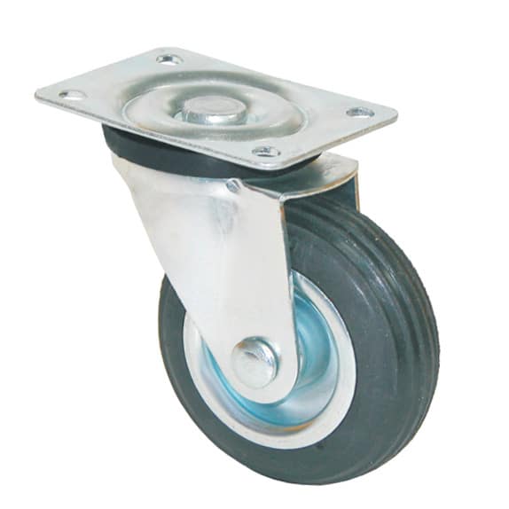 21 SERIES TC Rubber Wheel with Stamped Steel Wheel